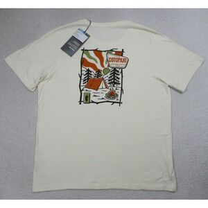 Cotopaxi Camp Life Pocket Shirt Mens Large Bone Graphic Camping Outdoors